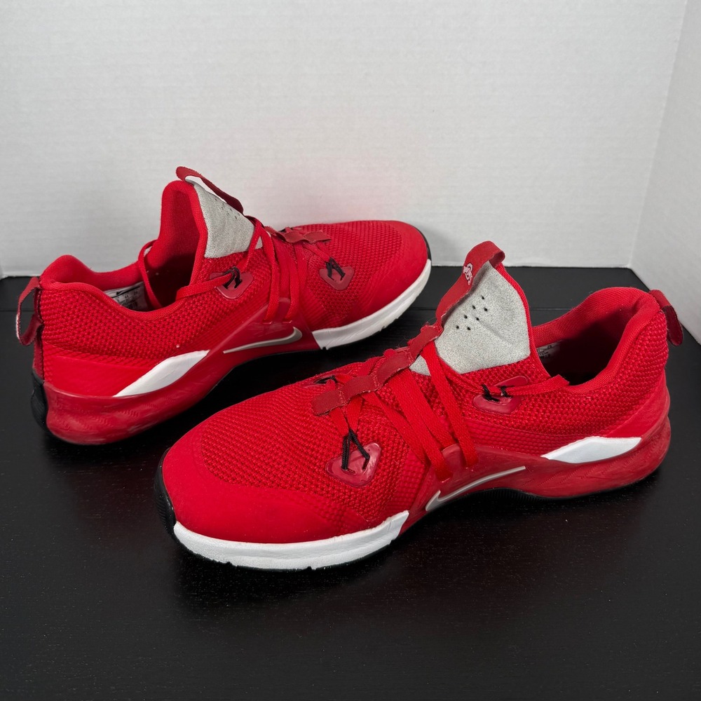 Nike Mens Size 10 Ohio State Buckeyes Red Zoom Train Command Shoes AO4397-661